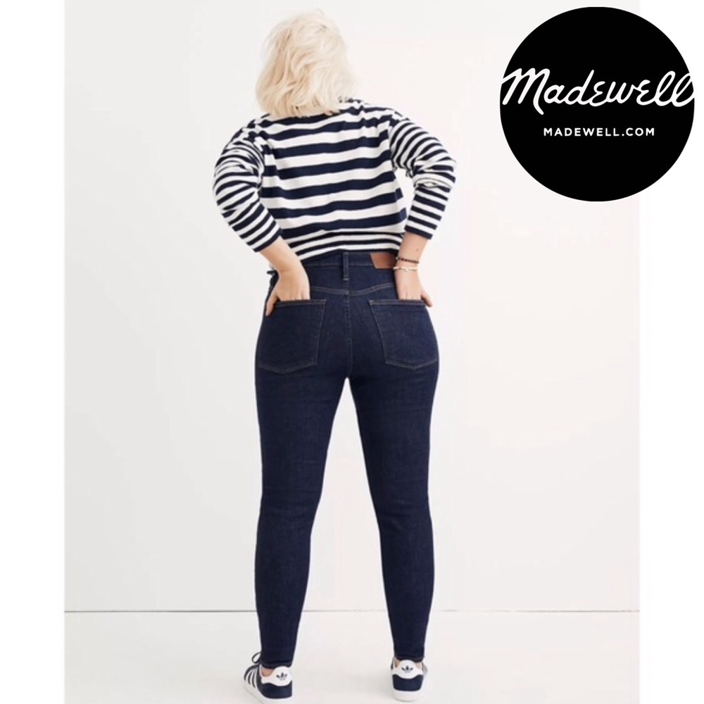 Madewell Curvy High-Rise Skinny Jeans in Lucille Wash